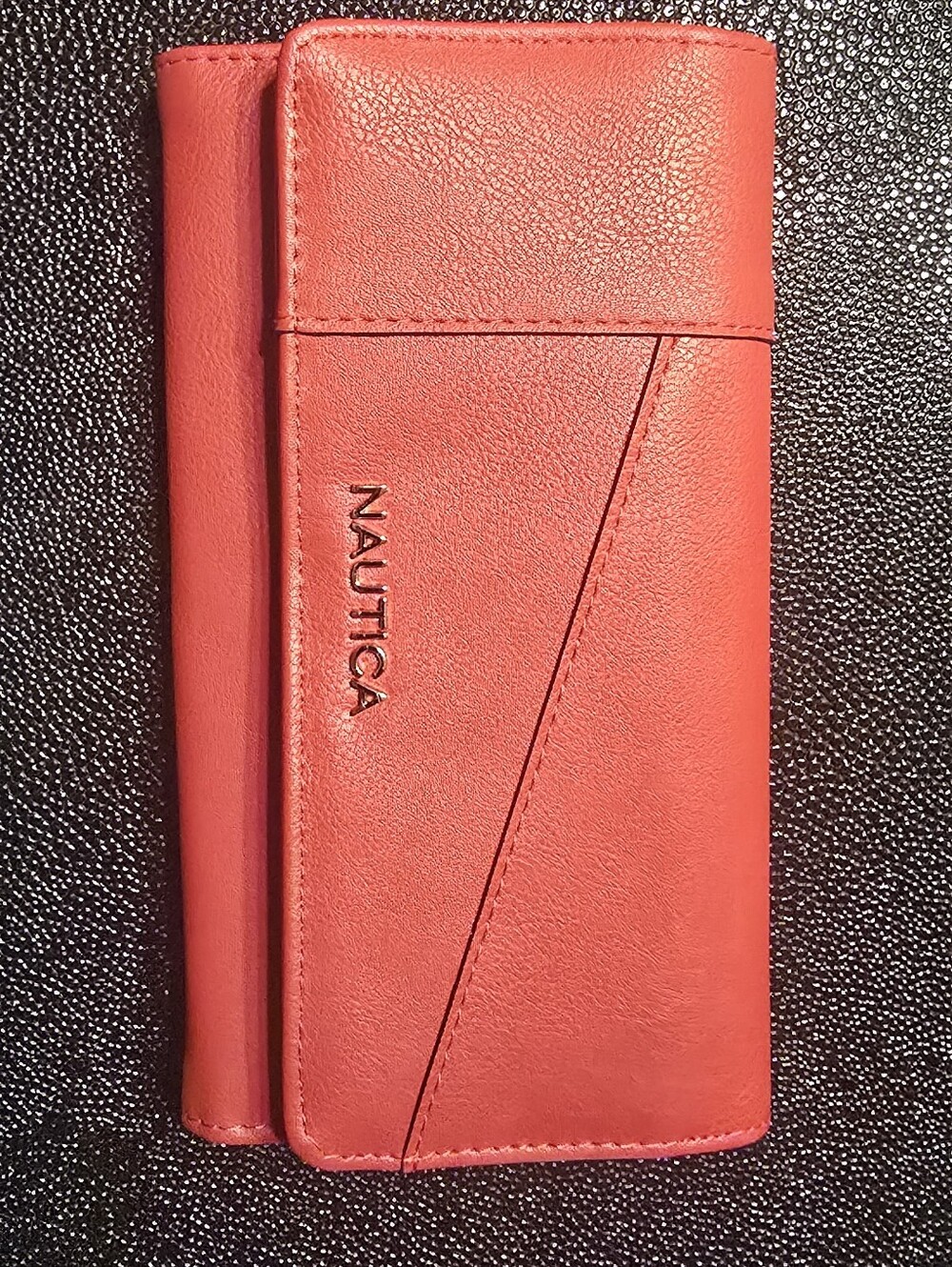 Nautica Red Trifold Wallet